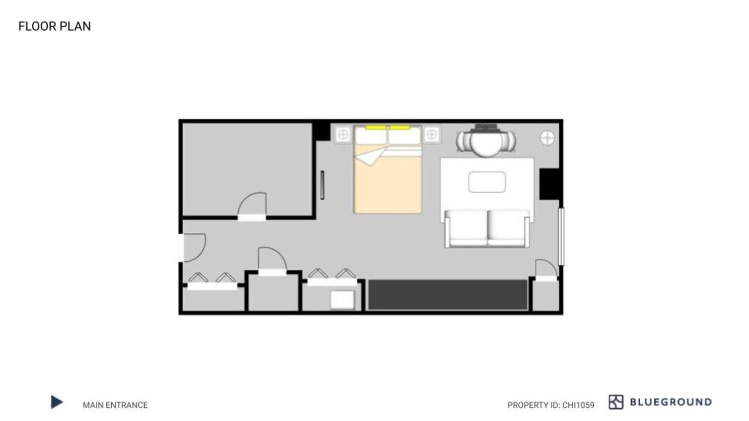Apartment Blueground West Loop Rooftop Dog Wash Nr L Chi-1059 Chicago
